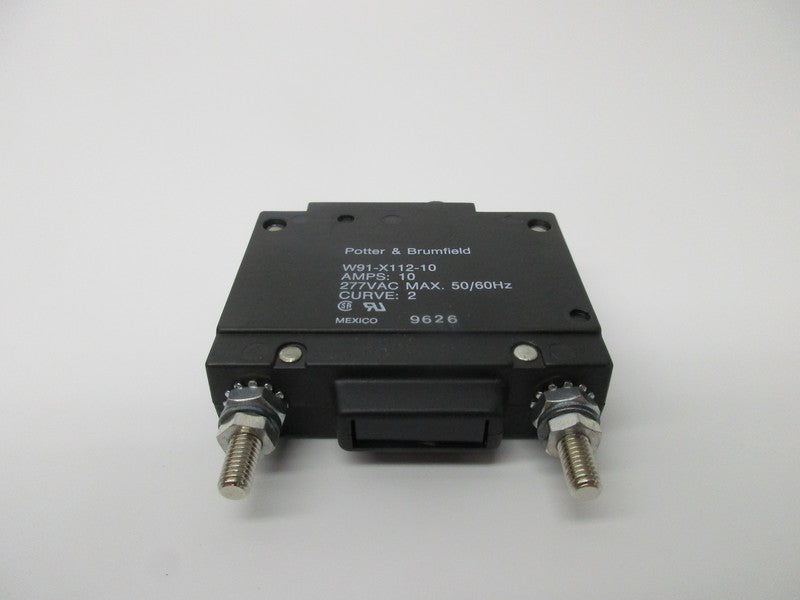 POTTER & BRUMFIELD W91-X112-10 CIRCUIT PROTECTOR 277VAC MAX 10A  NSNP