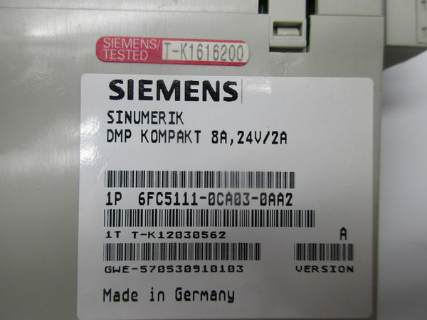 SIEMENS 6FC5111-0CA03-0AA2 24V NSNP