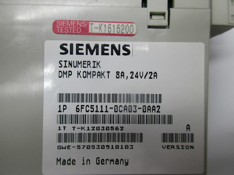 SIEMENS 6FC5111-0CA03-0AA2 24V NSNP