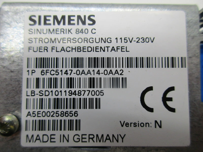 SIEMENS 6FC5147-0AA14-0AA2 115-230V NSNP