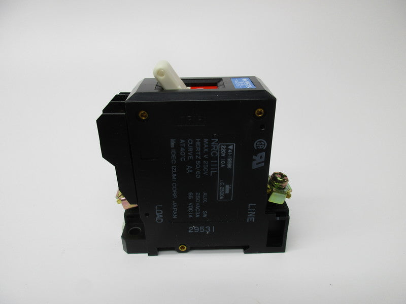 IDEC NRC111L-10AAA CIRCUIT PROTECTOR 250V MAX 10A NSMP