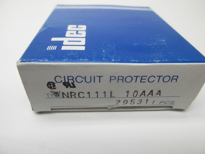 IDEC NRC111L-10AAA CIRCUIT PROTECTOR 250V MAX 10A NSMP