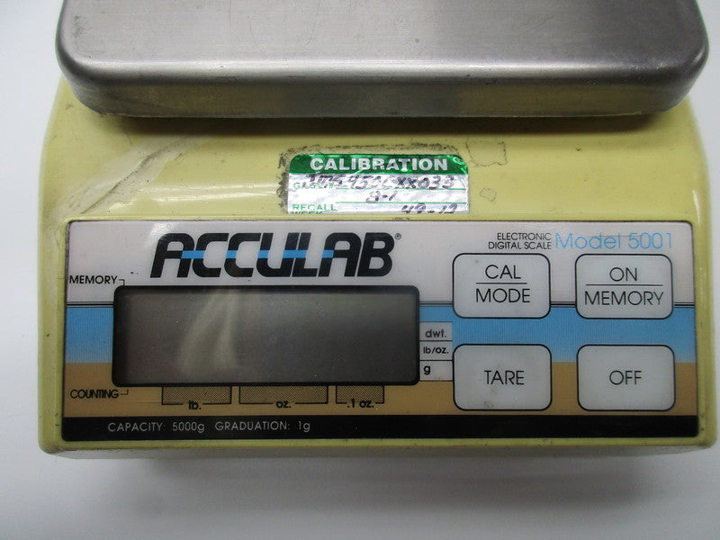 ACCULAB MODEL 5001  UNMP
