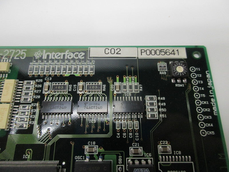 INTERFACE PCI-2725 NSMP