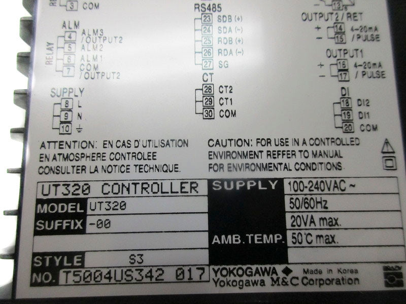 YOKOGAWA UT320-00  NSNP