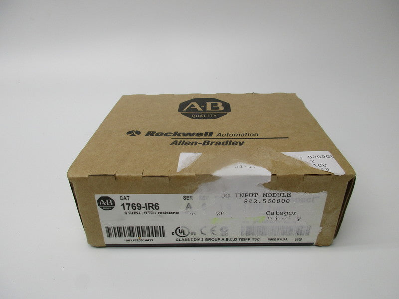 ALLEN BRADLEY 1769-IR6 SER. A F/W REV 1.3 DATE: 01/08 NSFS