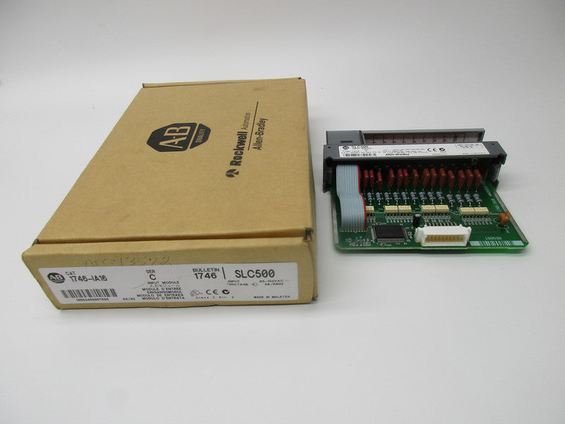 ALLEN BRADLEY 1746-IA16 INPUT MODULE SER. C NSMP