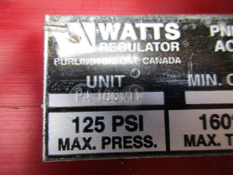 WATTS REGULATOR PA180M1 (AS PICTURED)  NSNP