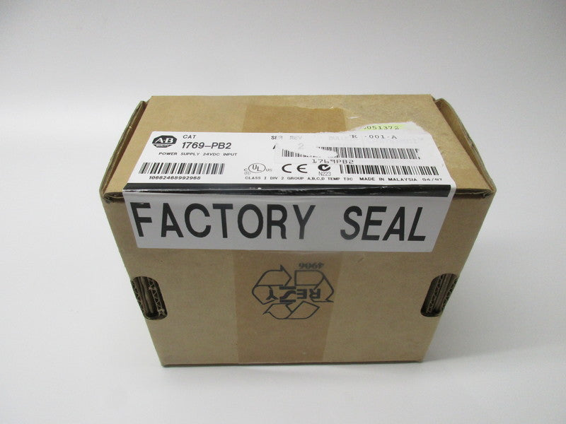 ALLEN BRADLEY 1769-PB2 POWER SUPPLY SER. A DATE: 04/07 NSFS