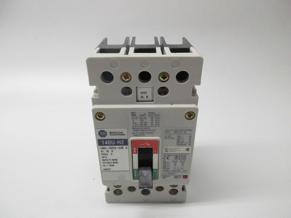 ALLEN BRADLEY 140U-H2C3-C35 CIRCUIT BREAKER 35A  UNMP