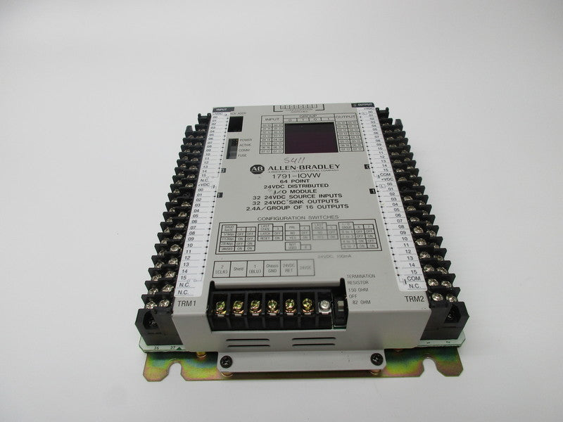 ALLEN BRADLEY 1791-IOVW I/O MODULE  SER. A (AS PICTURED)  NSNP