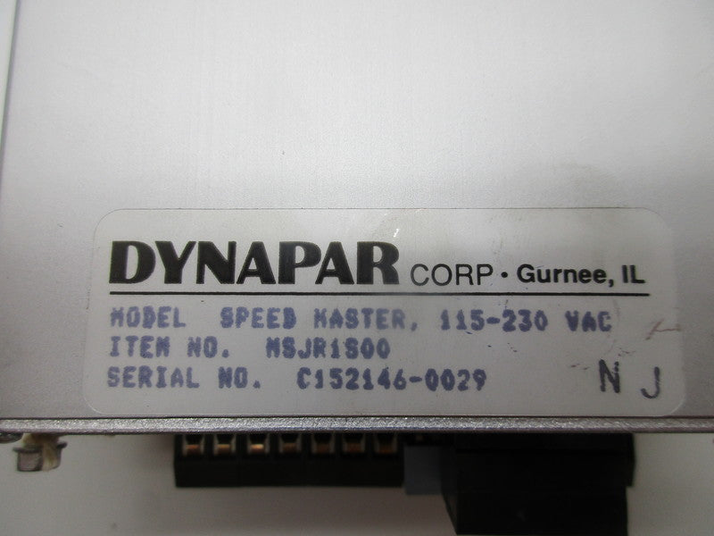 DYNAPAR MSJR1S00  NSNP