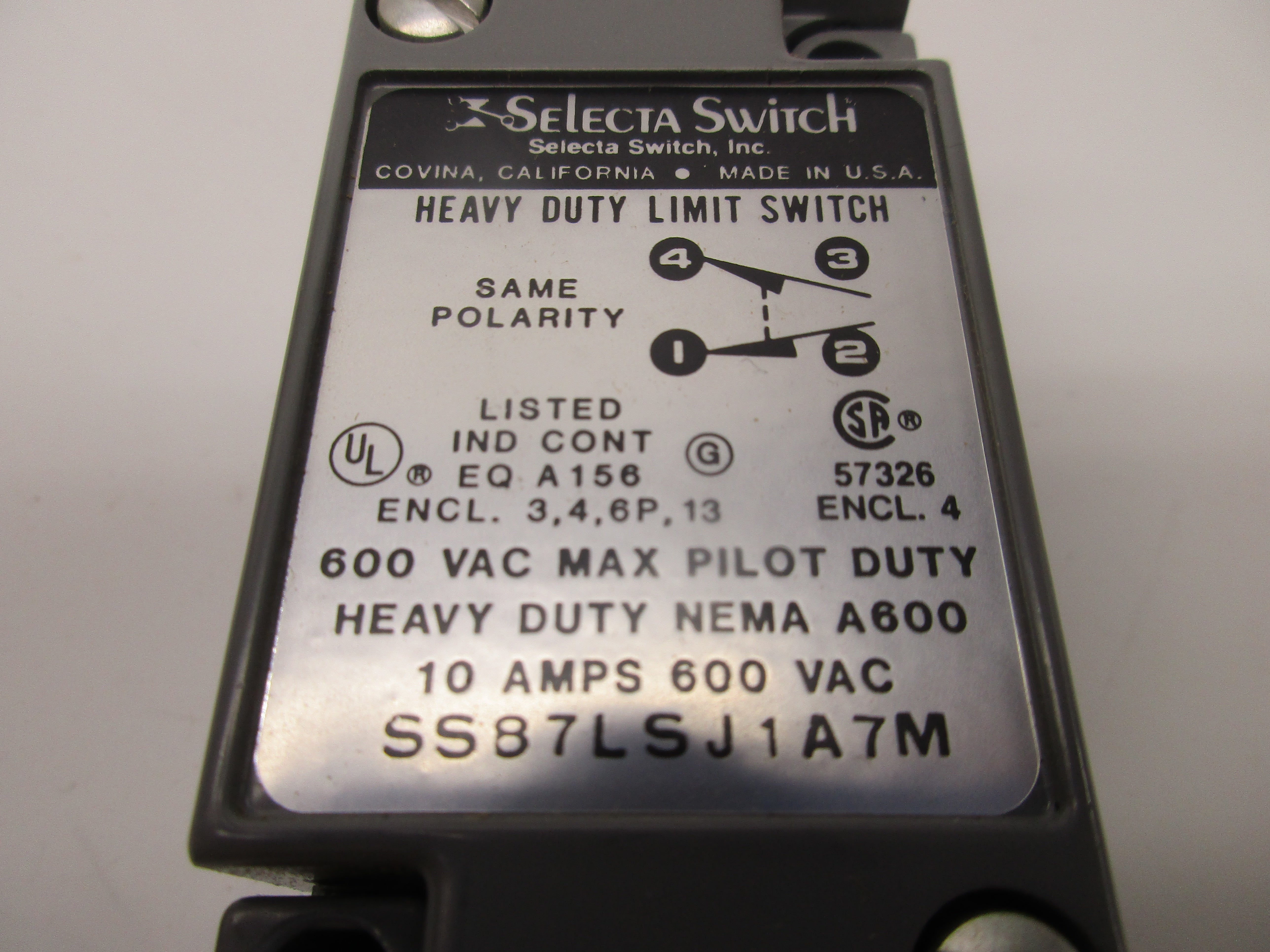 SELECTA SWITCH SS87LSJ1A7M NSMP