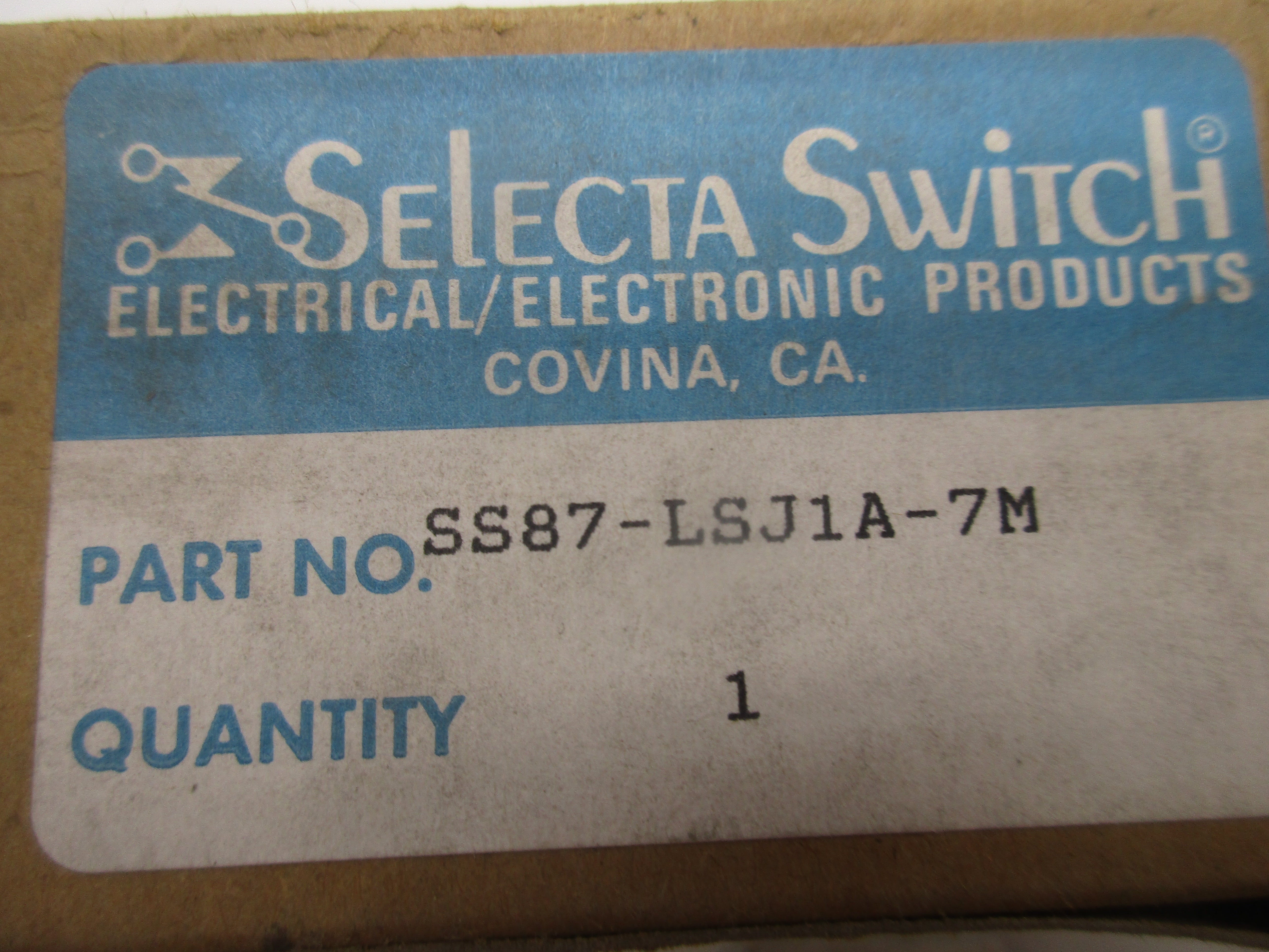 SELECTA SWITCH SS87LSJ1A7M NSMP