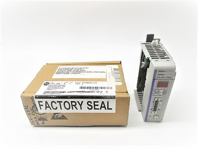 ALLEN BRADLEY 1769-SDN COMPACT DEVICE NET SCANNER SER. B F/W 2.2 NSMP