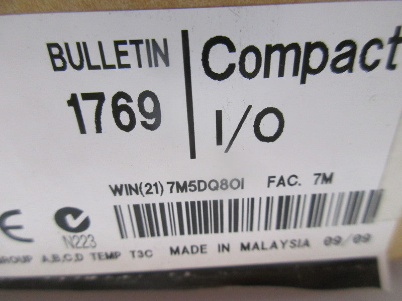 ALLEN BRADLEY 1769-ECR RIGHT END CAP/ TERMINATOR SER. A NSMP