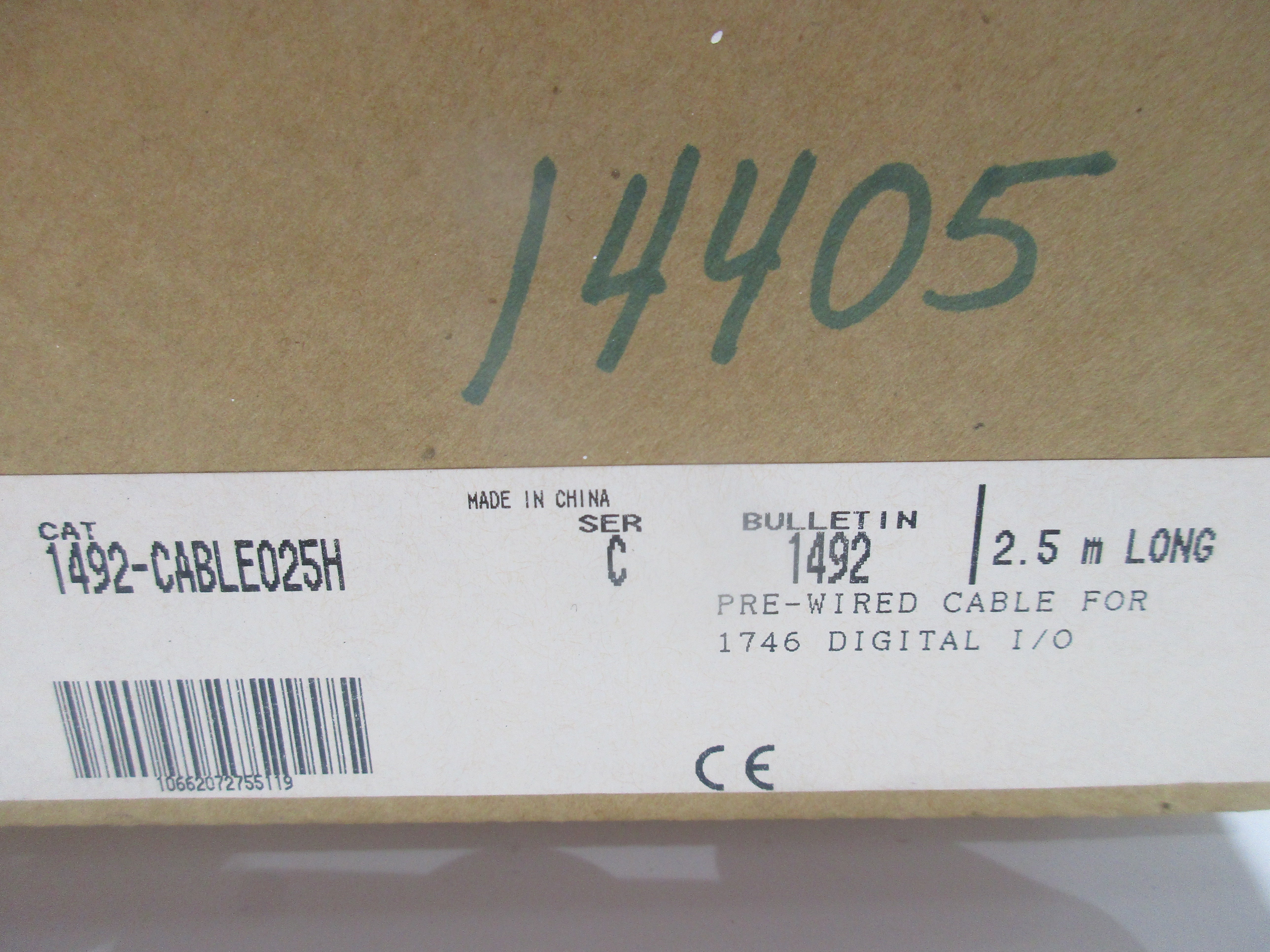 ALLEN BRADLEY 1492-CABLE025H PRE-WIRED CABLE SER. C  NSMP