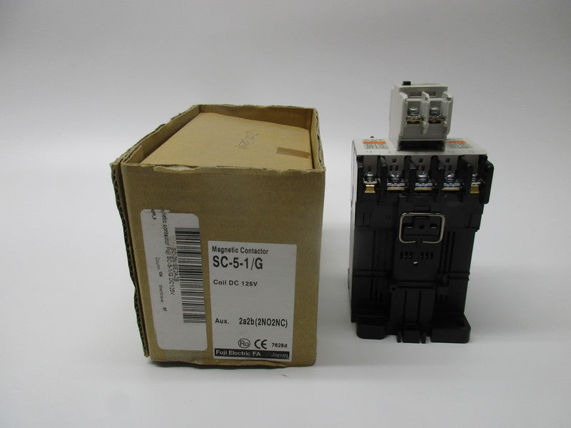 FUJI ELECTRIC SC-5-1/G MAGNETIC CONTACTOR 125V NSMP
