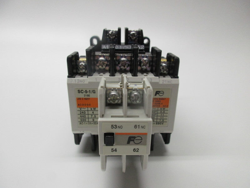FUJI ELECTRIC SC-5-1/G MAGNETIC CONTACTOR 125V NSMP