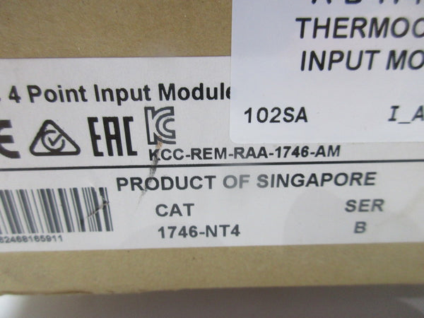 ALLEN BRADLEY 1746-NT4 SER. B F/W 3 NSMP