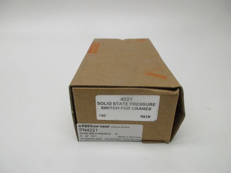 IFM EFECTOR PN4221 PN-250-SBN14-HFBOW/LS NSFS