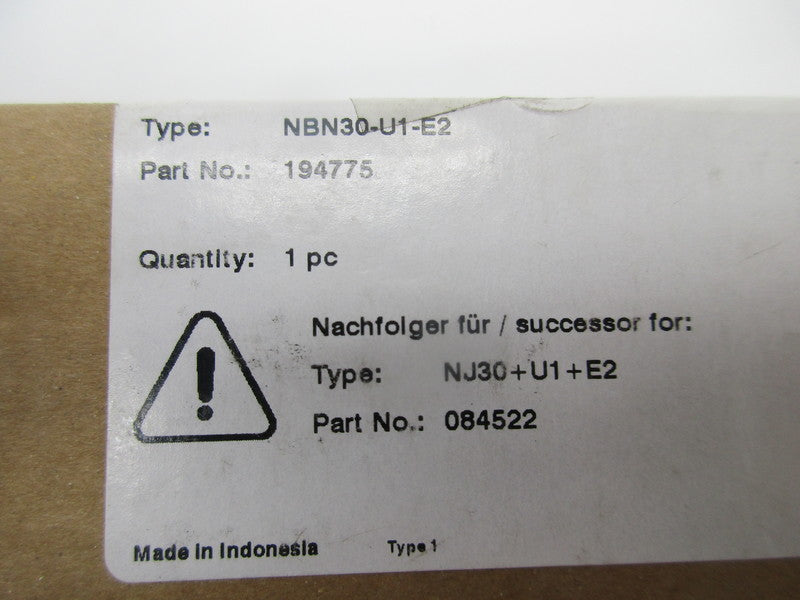 PEPPERL + FUCHS NBN30-U1-E2 NSMP