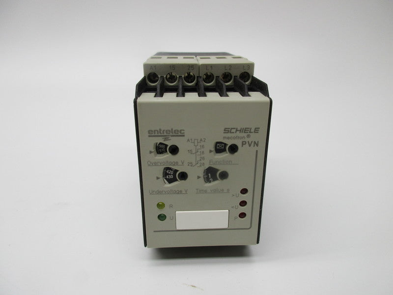 ENTRELEC SCHIELE 2.450.302.17 3 PHASE MONITORING RELAY 300-500V NSMP