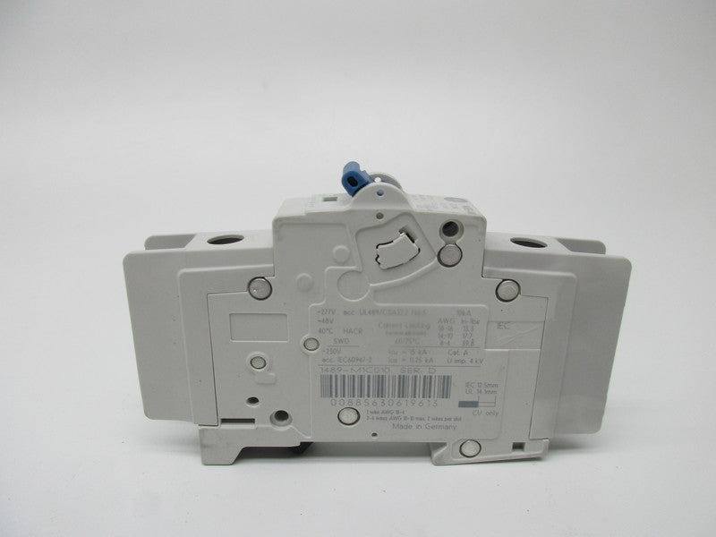 ALLEN BRADLEY 1489-M1C010 CIRCUIT BREAKER SER. D 1A 277V NSMP