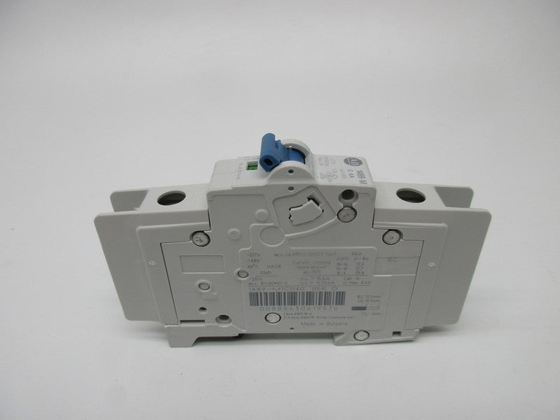 ALLEN BRADLEY 1489-M1C040 CIRCUIT BREAKER SER. D 4A 277V NSNP