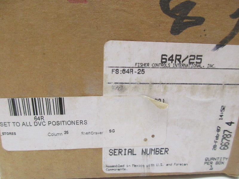 FISHER 64R/25 NSMP