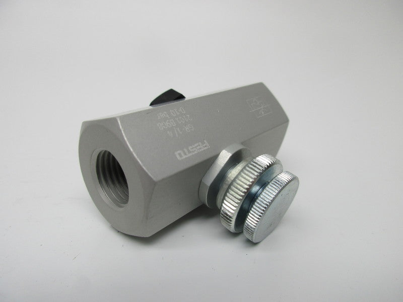 FESTO GR-1/4 FLOW CONTROL VALVE *NEW NO BOX*