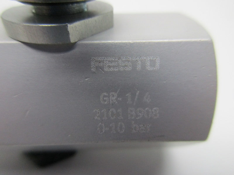 FESTO GR-1/4 FLOW CONTROL VALVE *NEW NO BOX*