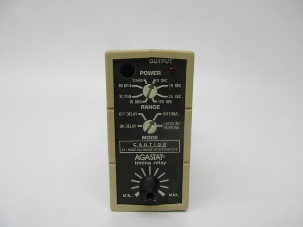 AGASTAT SCFRF902AA TIMING RELAY 120VAC/125VDC 10A NSNP