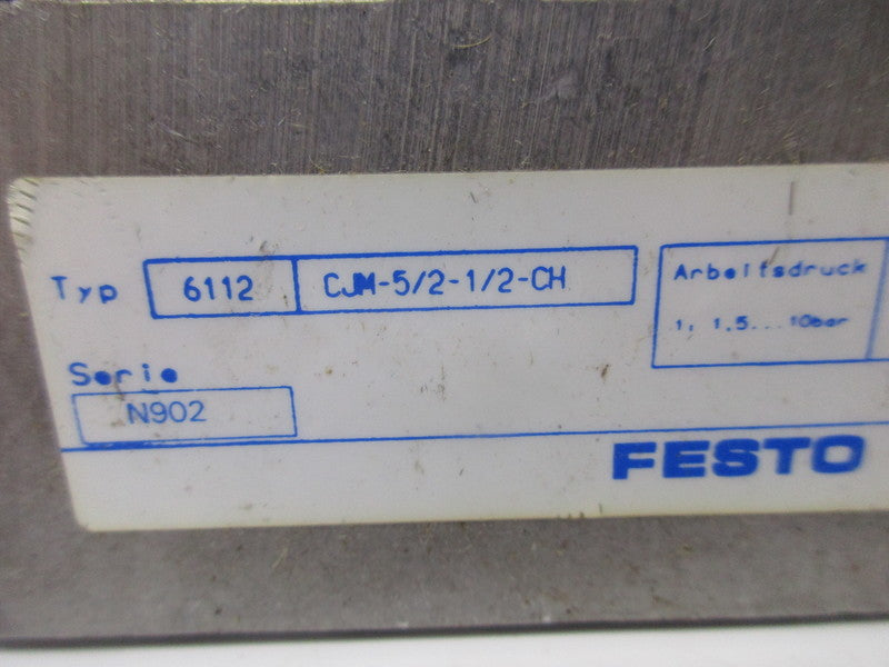 FESTO 6112 CJM-5/2-1/2-CH NSNP