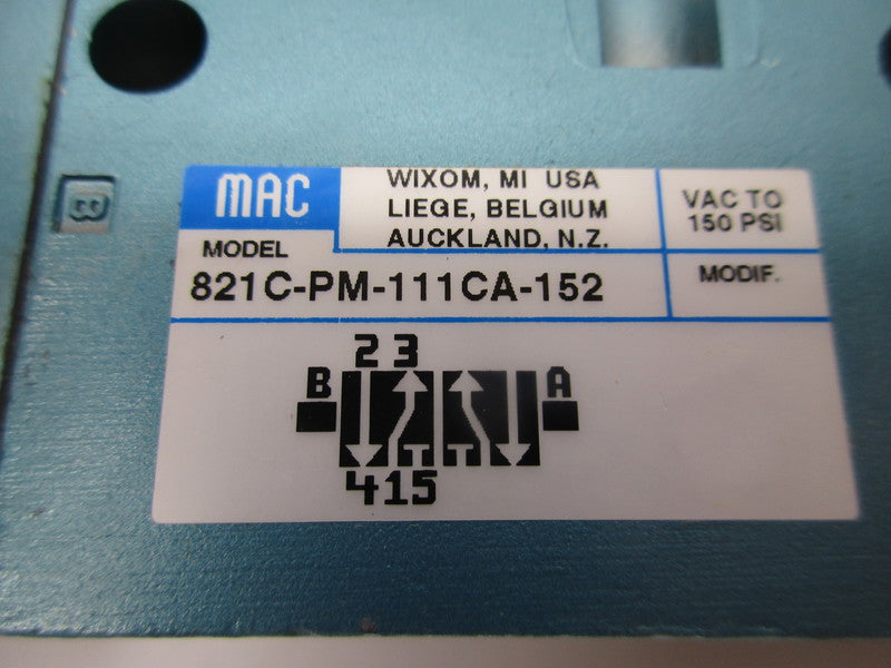 MAC 821C-PM-111CA-152 (DUAL) UNMP