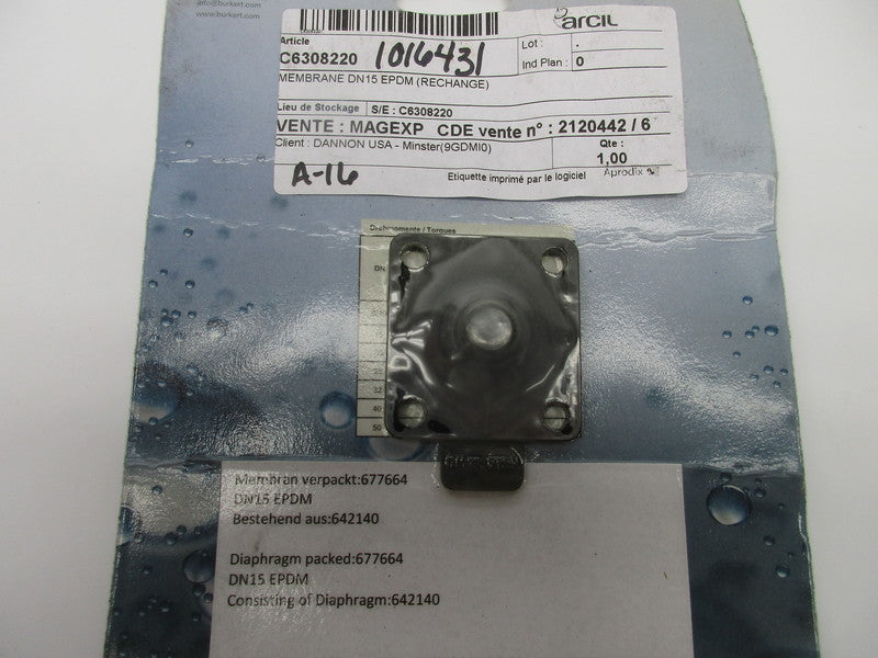 BURKERT 677664 DN15-EPDM NSMP