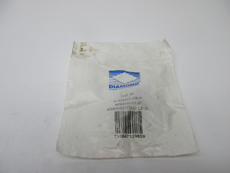 DIAMOND CHAIN C-4233CL-08-P CONNECTING LINK *NEW IN FACTORY BAG*