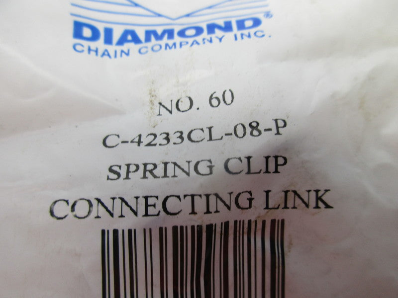 DIAMOND CHAIN C-4233CL-08-P CONNECTING LINK *NEW IN FACTORY BAG*