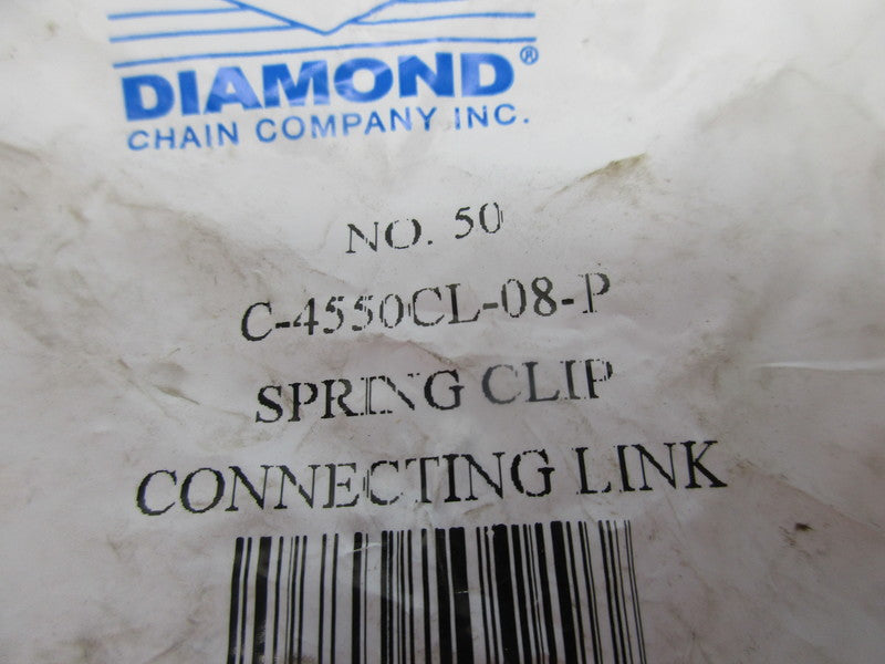 DIAMOND C-4550CL-08-P SPRING CLIP CONNECTING LINK * NEW IN FACTORY BAG *