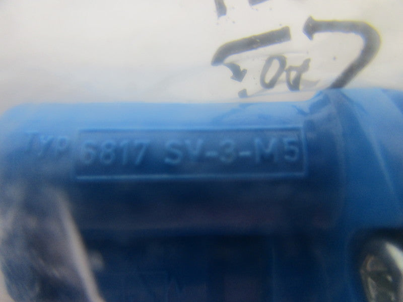 FESTO 6817 SV-3-M5 FRONT PANEL VALVE * NEW IN FACTORY BAG *