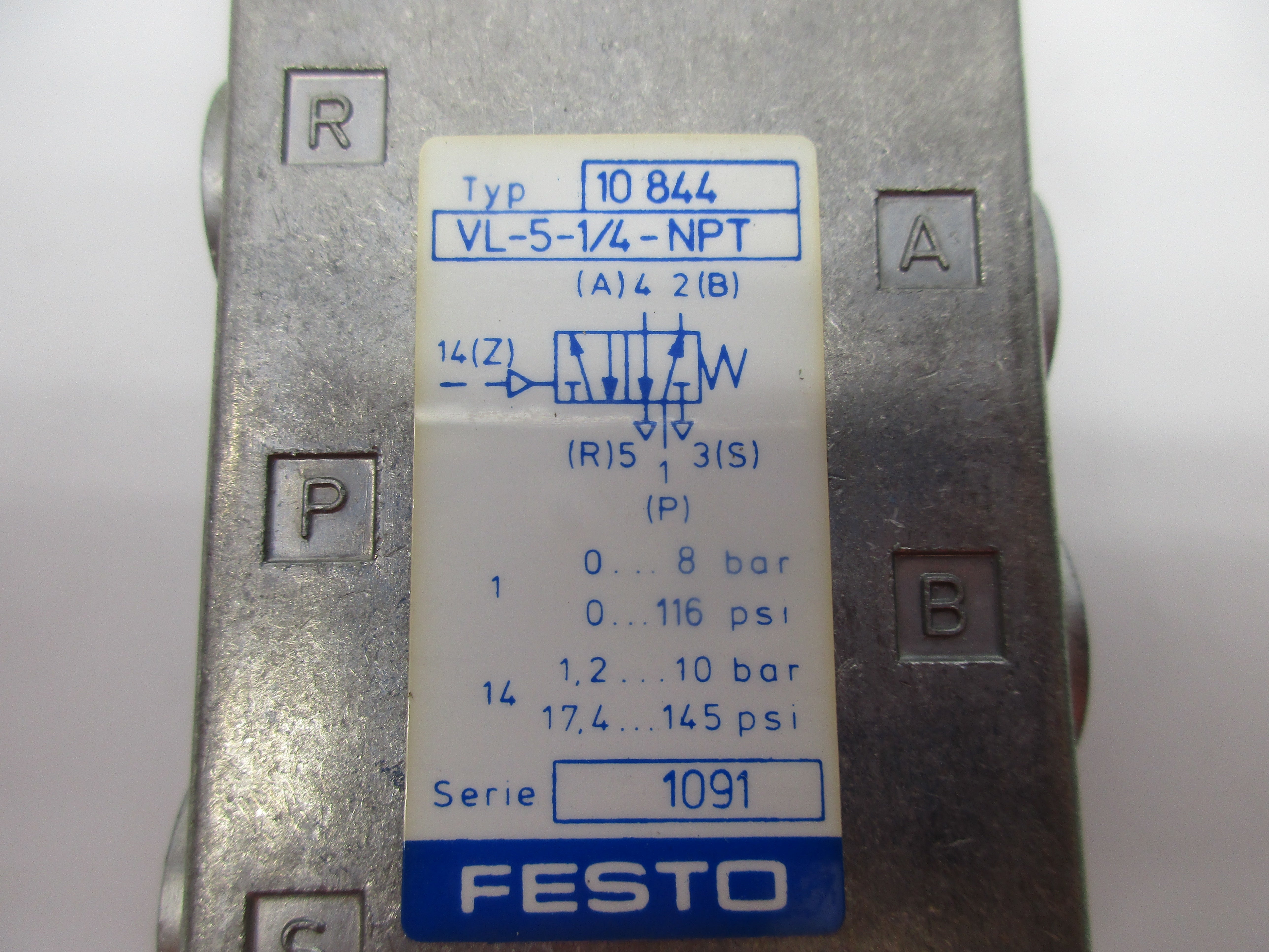 FESTO VL-5-1/4-NPT 10844 NSNP