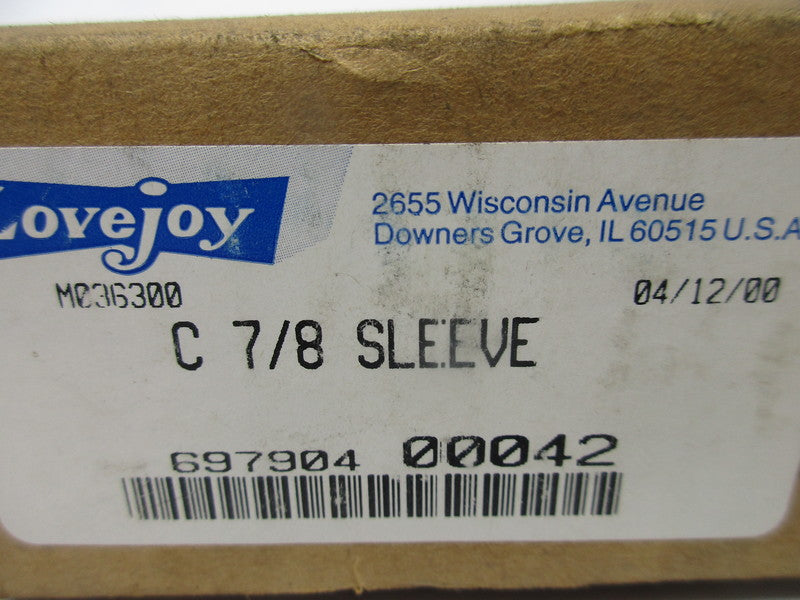 LOVEJOY 69790400042 C 7/8 SLEEVE  NSMP