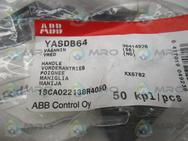 ABB YASDB64 LEVER HANDLE PISTOL NEMA * NEW IN FACTORY BAG *