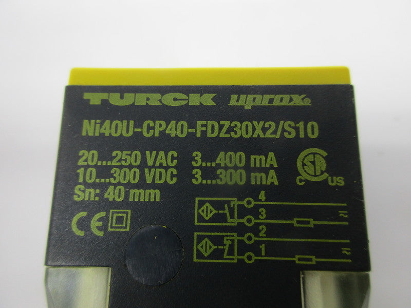 TURCK NI40U-CP40-FDZ30X2/S10 NSNP