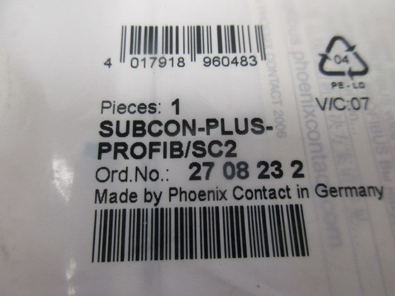 PHOENIX CONTACT SUBCON-PLUS-PROFIB/SC2 NSMP