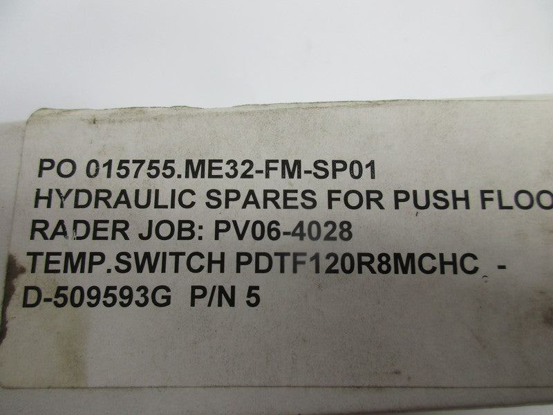 GEMS SENSORS PDTF-120R-8M-C-HC NSMP