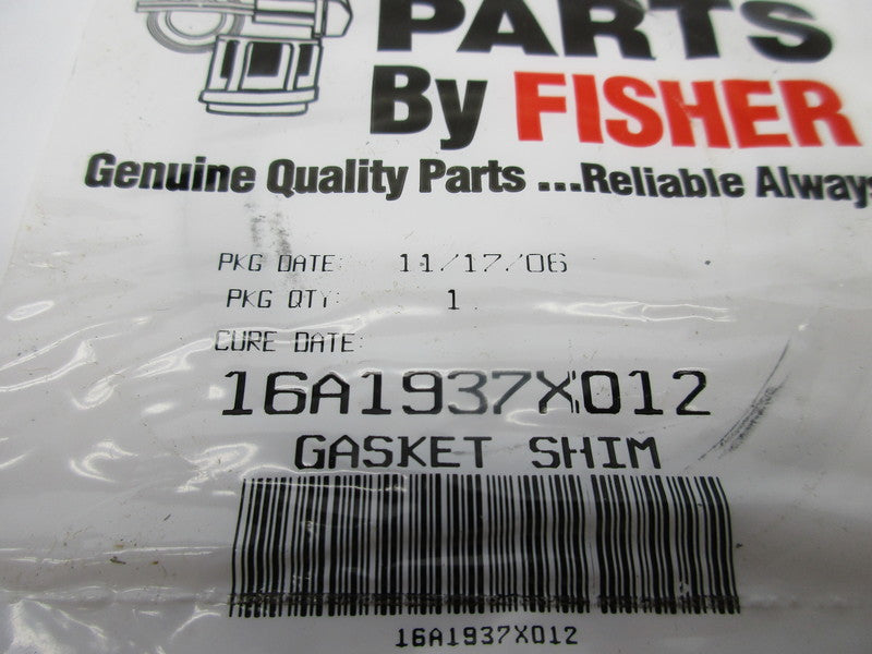 FISHER 16A1937X012 GASKET SHIM  NSMP