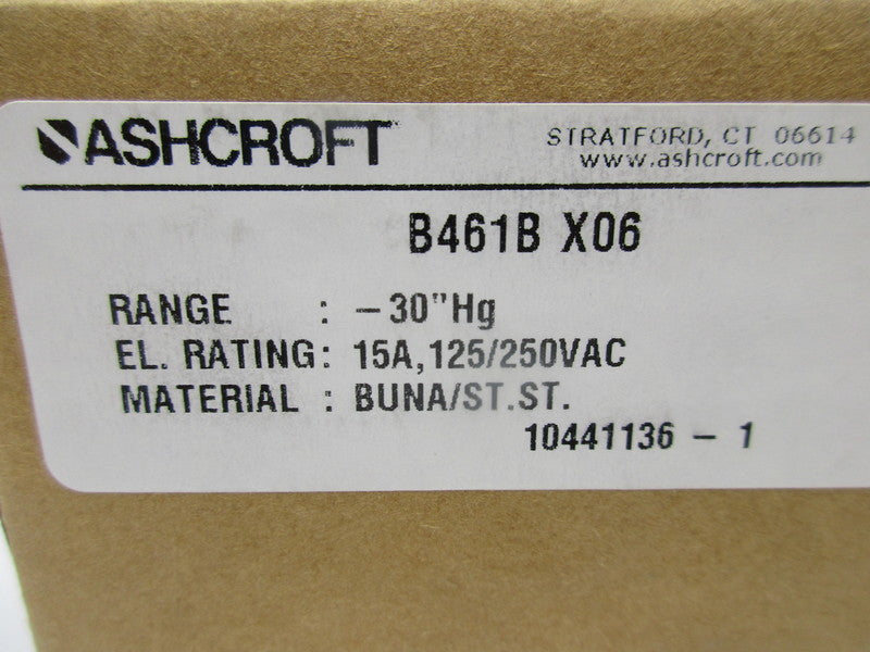 ASHCROFT B461BX06 NSMP