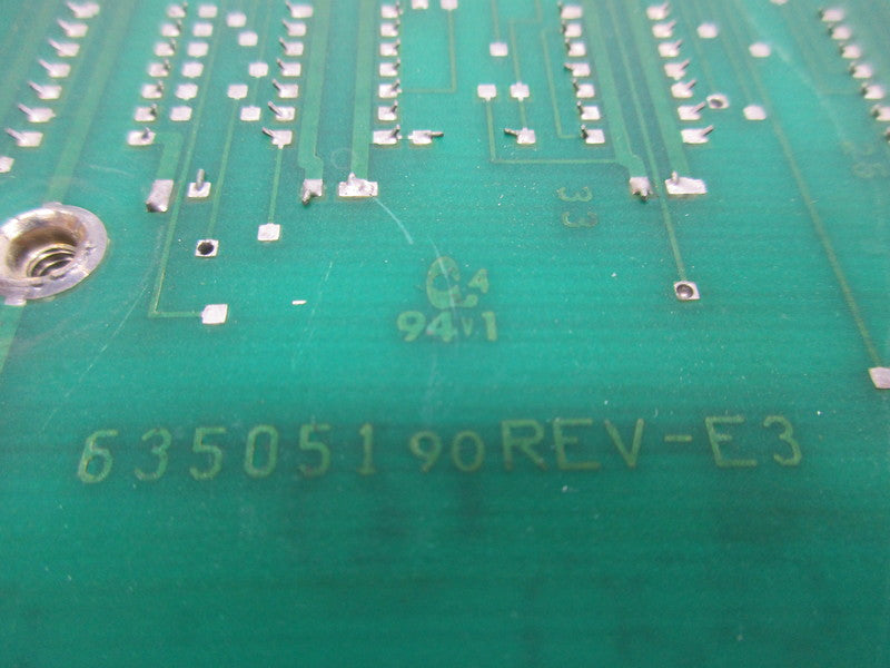 INDUSTRIAL SPARE PART 635051-90 REV. E3 UNMP