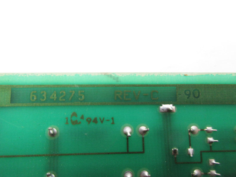 INDUSTRIAL SPARE PART 634275-90 REV. C UNMP